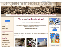 Tablet Screenshot of jerusalem-insiders-guide.com